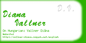 diana vallner business card